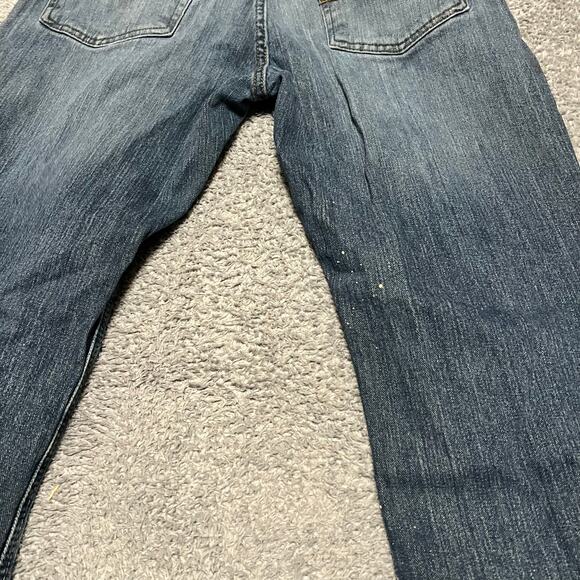 Ariat Jeans Mens 32 x32 M4 Low Rise Bootcut Weatern Work Blue - Picture 6 of 12